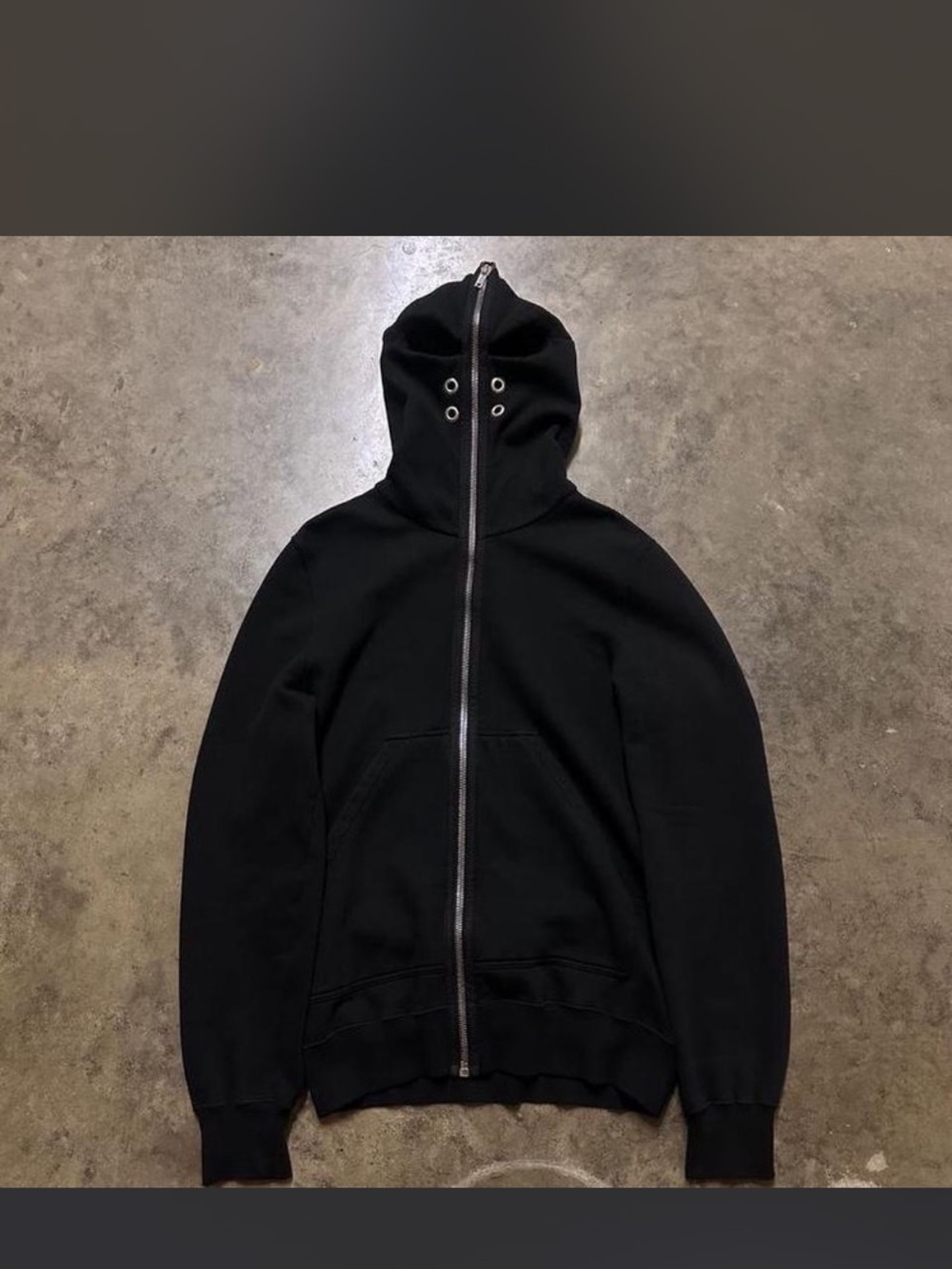 Rick Owens Gimp full zip up hoodie FW//21